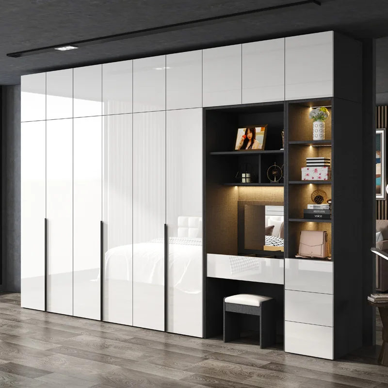 European Narrow Wardrobes Bedroom Slide Bathroom Ideas Garden Vertical Gentleman Industrial Closet Luxury Guarda Roupa Furniture