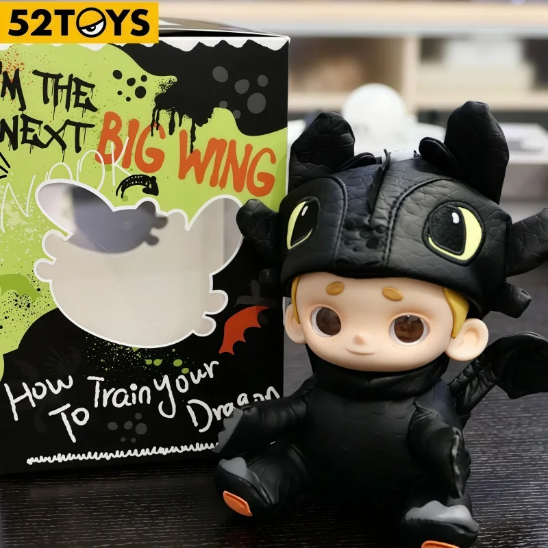 

New 52toys Nook X How To Train Your Dragon Toothless Series Pu Co-Branded Pendant Nook Badge Anime Peripheral Toy Birthday Gifts