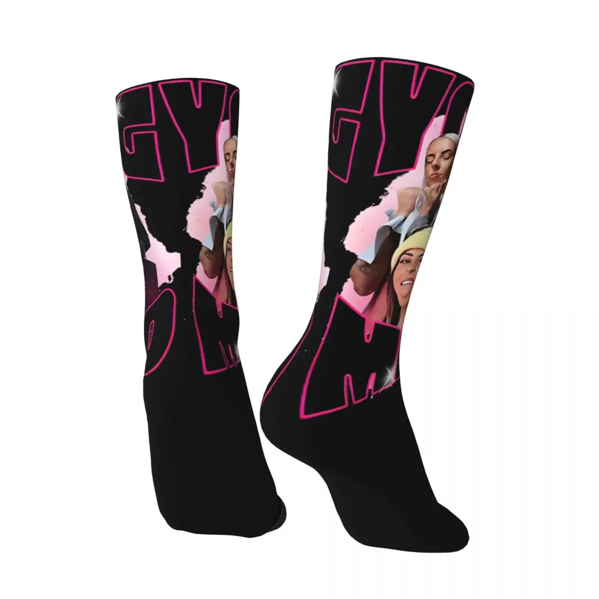 Junge Miko Socken Meme Kawaii Strümpfe Damen Herren Bequeme Outdoor-Sportsocken Wintermuster Rutschfeste Socken