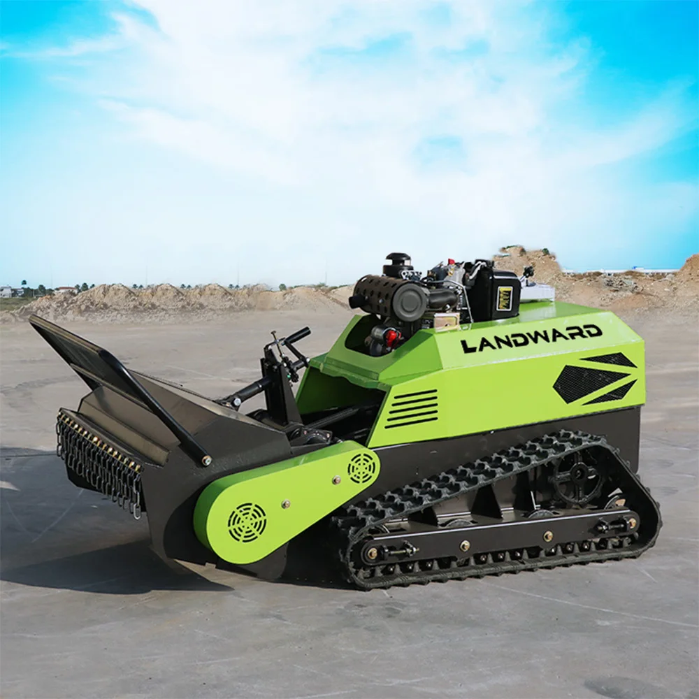 Wholesale Sell High Quality Crawler Weed Eater Wireless Remote Control Fully Automatic Lawn Mower Customized Lawn Mowing Robot