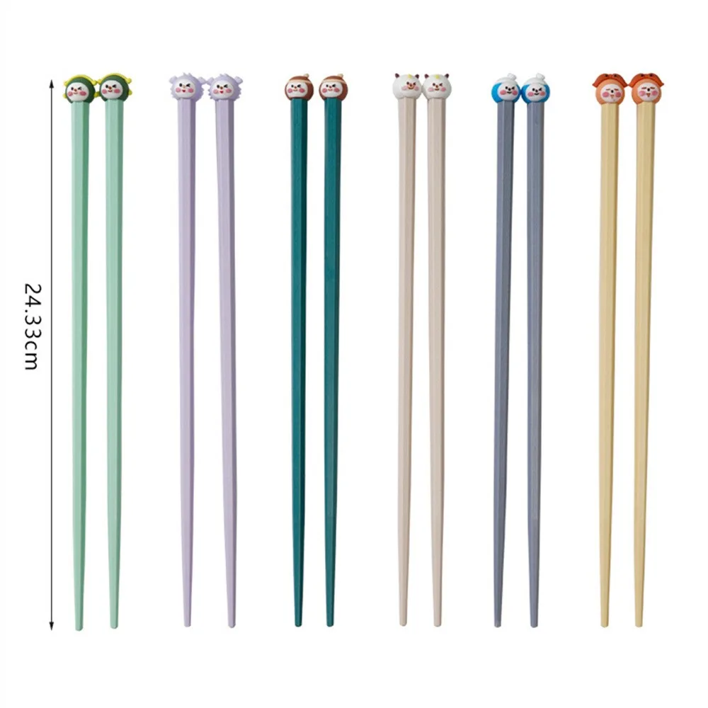 Chopsticks Unique Design Household Chopsticks Solid Color Kitchen Utensils Metal Chopsticks Durable Alloy Chopsticks