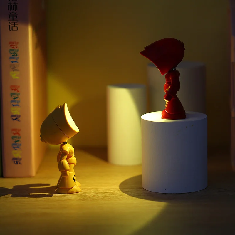 

New creative small gift night light cartoon little man desktop ornament mini desk lamp boy toy children birthday gift