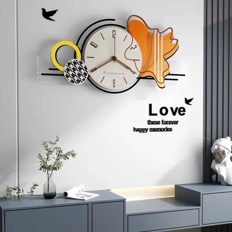 Silent Electronic Large Wall Clock Decorative Creative Kitchen Wall Clock Modern Design Watches Reloj Pared Room Decorations