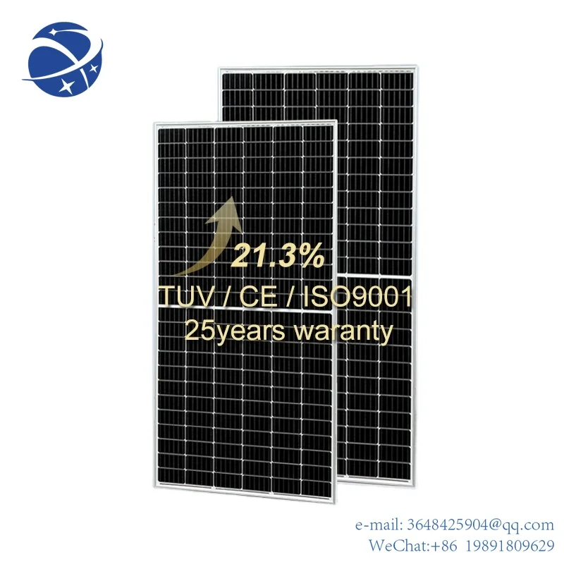 YYHCAll Black Monocrystalline solar panel solar energy system for home photovoltaic panel kit solar panels system