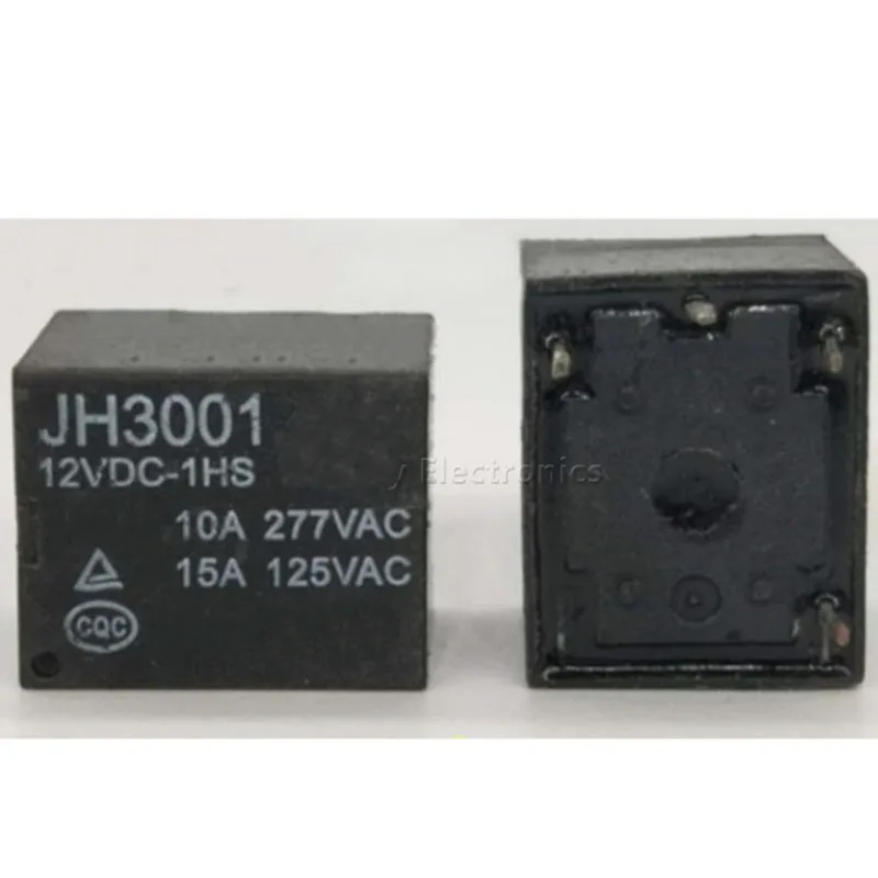 

Free shipping 10pcs/lot JH3001-12VDC-1HS JQC-3FF-12VDC T73 4PIN Relay