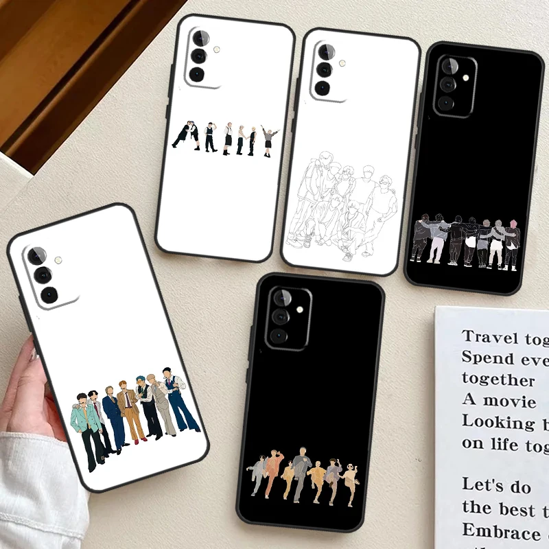 

Корейский модный чехол для телефона Kpop Band для Samsung Galaxy A33 A53 A13 A23 A52 A32 A22 A12 A51 A71 A15 A25 A14 A34 A54
