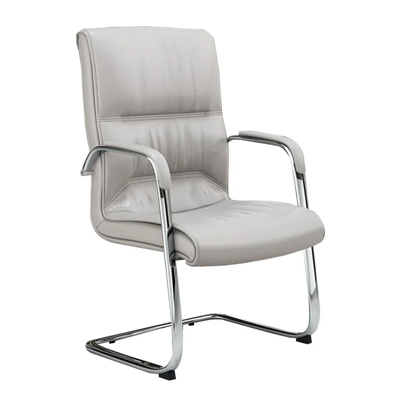 

Office Furniture Office Chair Leather Staff Computer Chair Household Chair Bow Conference Black