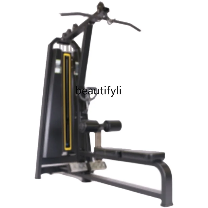 High and low pull back dual-in-one trainer, back muscle high pull and low pull combination gym equipment