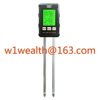 New Design 6 in 1 Soil Digital Plant Temperature Sunlight Fertility Backlight LCD Horticulture Soil Tester