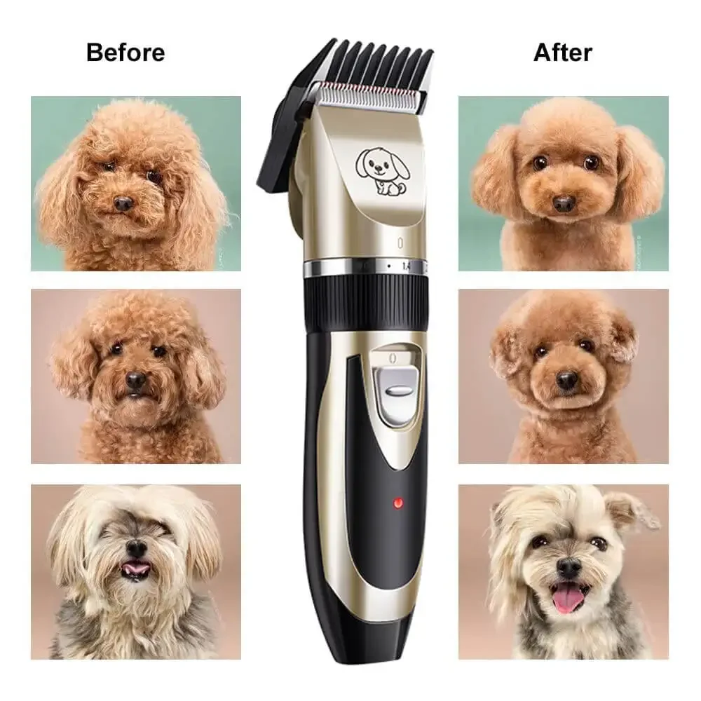 Cortaúñas y afeitadora de pelo silenciosa para perros y gatos - imagen 5