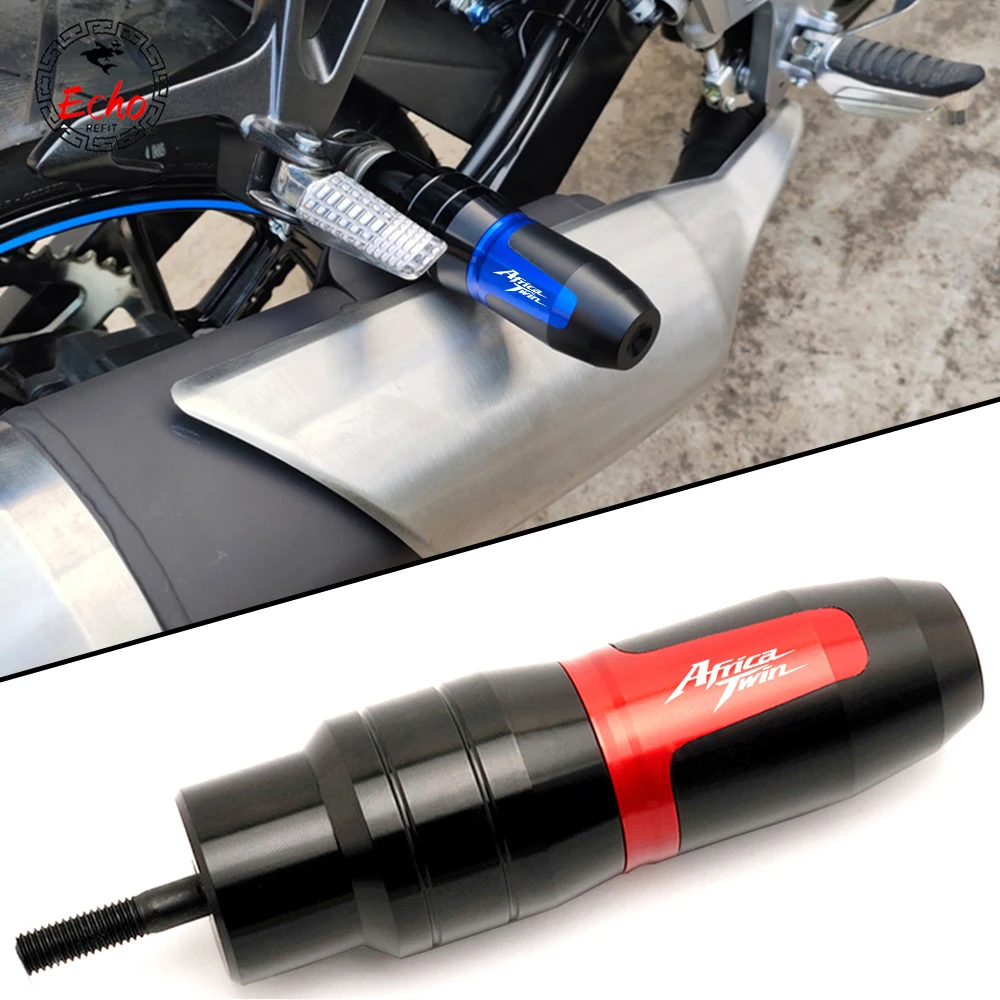 For Honda CRF1100L Africa Twin CRF 1100L AfricaTwin Motorcycle CNC Accessories Exhaust Slider Crash Anti-collision Protection