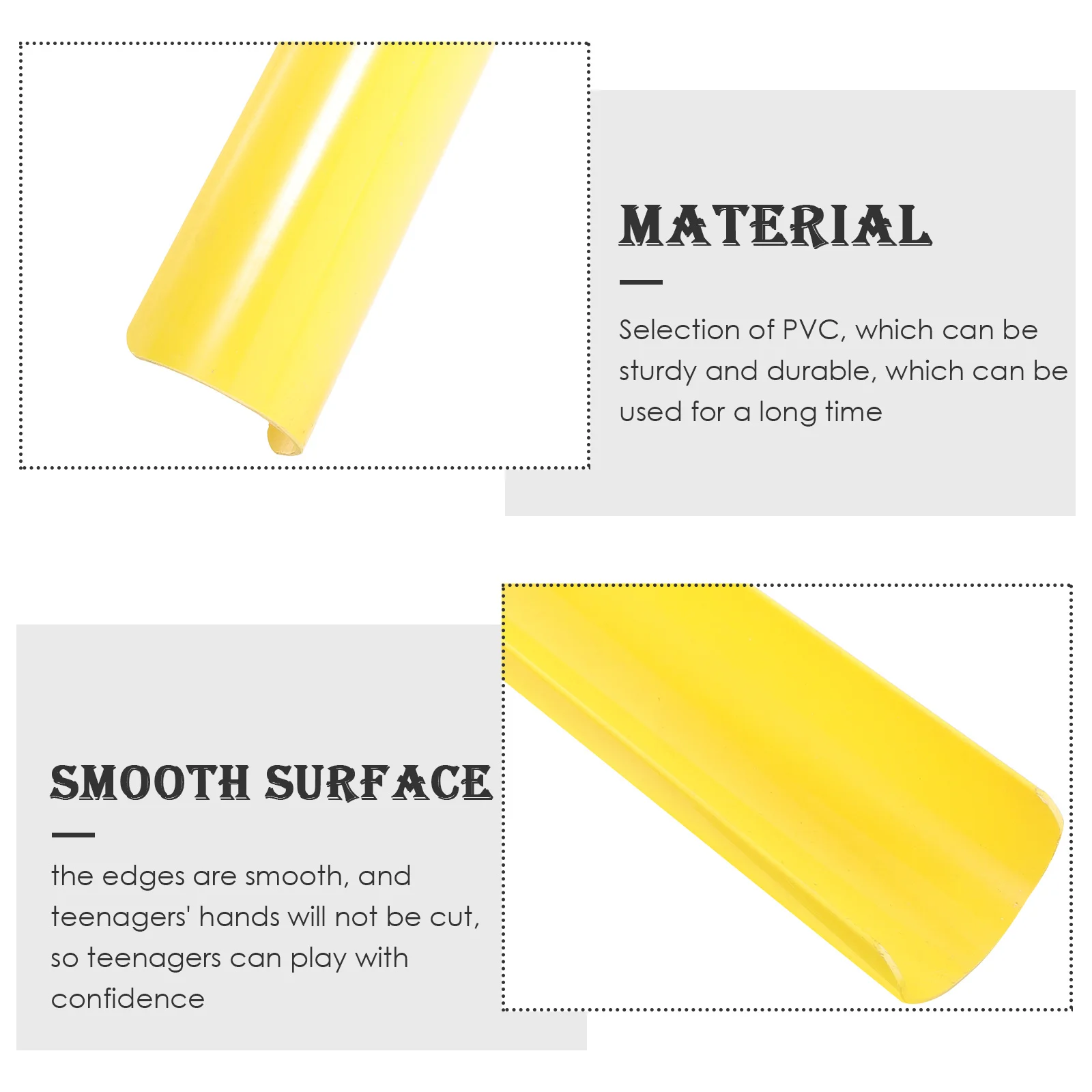 

U Shape Prop For Teenagers Fun Cooperation Training Pvc Durable Smooth Edges Kindergarten Activity