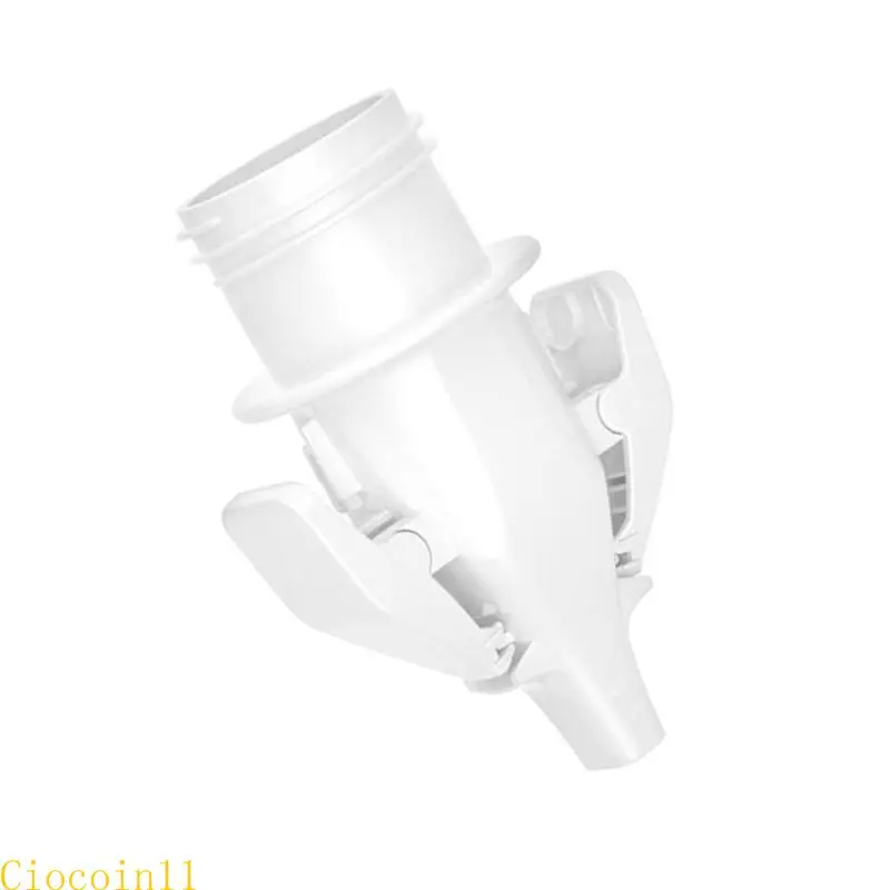 Y1ub Wide Mouth Flange Adapter Efisien Susu Transfer Adaptor Grade Makanan untuk