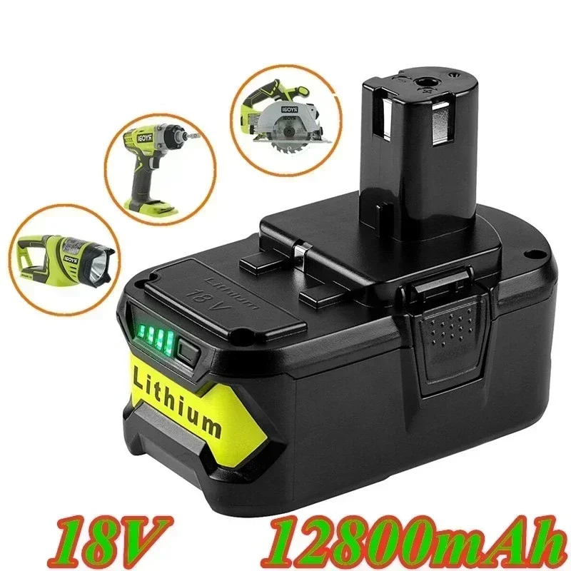 18V battery 15800mAh Li-On rechargeable For Ryobi Hot P108 RB18L40 Rechargeable Battery Pack Power Tool Battery Ryobi ONE