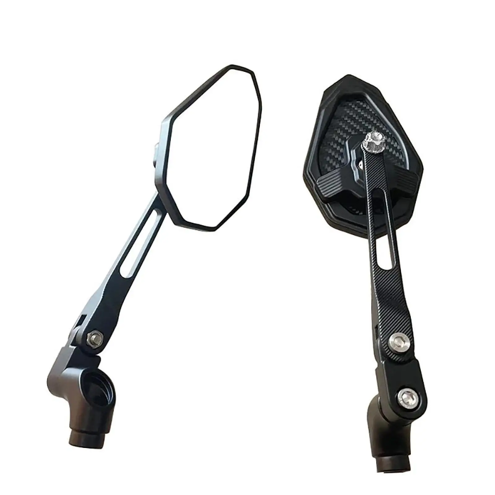 Motorcycle Rear Side View Mirrors 8/10 mm Screw Swivel 360 Degree Motorcycle Mirrors for Yamaha MT03 Tenere 700 MT10 MT07