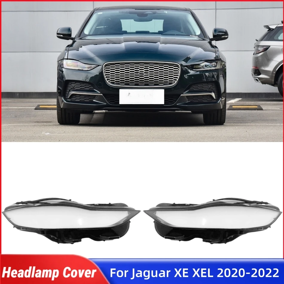 

Для Jaguar XE XEL 2020 2021 2022, аксессуары для автомобилей, линза передней лампы, стеклянная линза, передняя фара автомобиля, крышка объектива, корпус