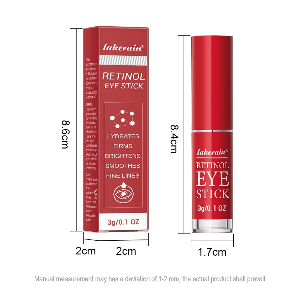 Hyaluronic Acid Retinol Eye Stick Wrinkles For Dark Circle Retinol Eye Cream With Collagen Puffiness For Puffiness and Bags