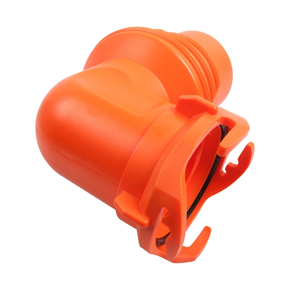 AASS-RV Sewer Hose Connector With 90° Adapter Fit For RV Sewer Fittings Including Lid Accessory