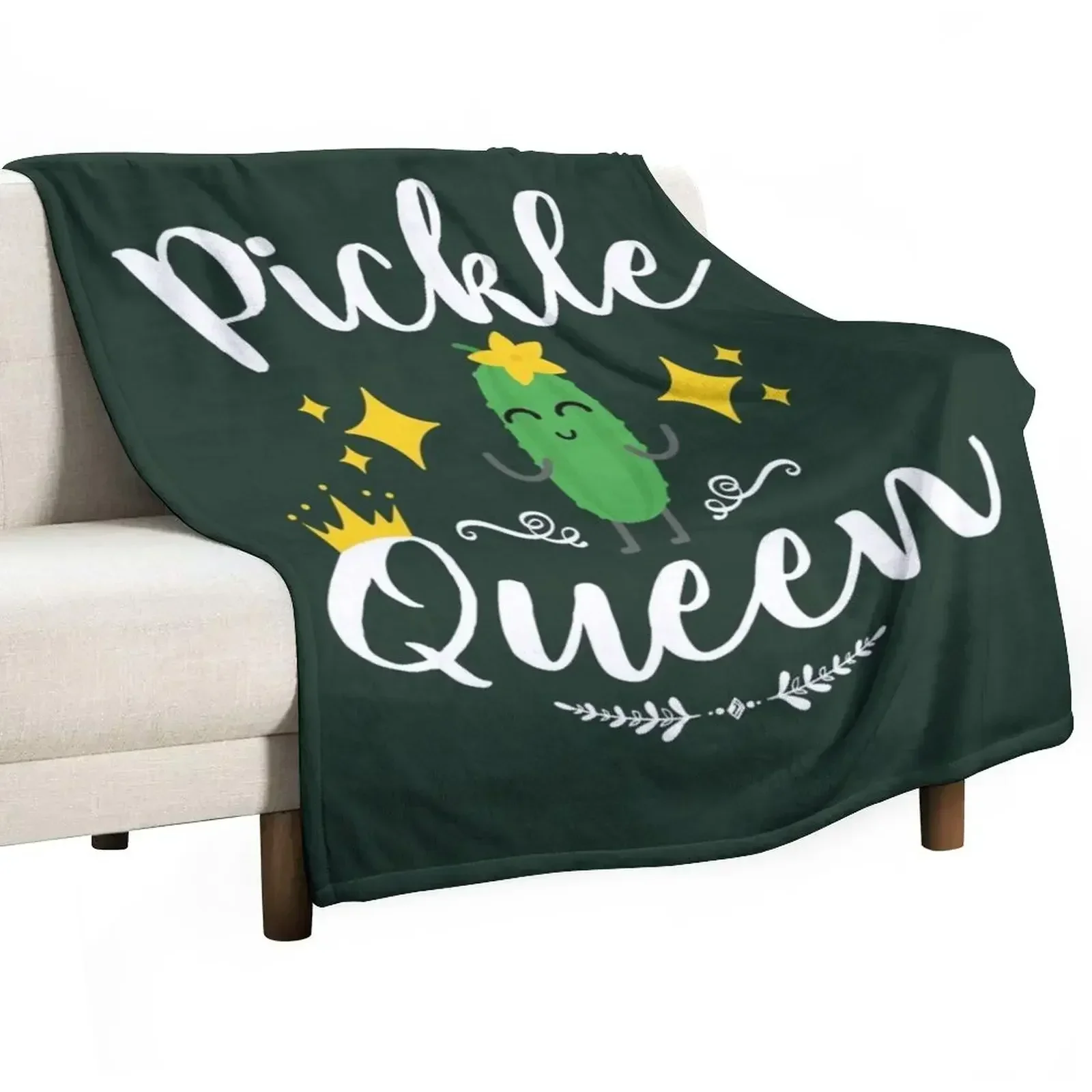 Pickle Queen Throw Blanket warm for winter Nap decorative Blankets