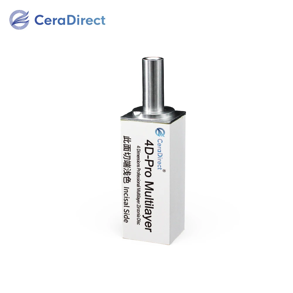 

4D-Pro Многослойный быстродействующий многослойный цирконий 85*40*22 мм — для стоматологической лаборатории CAD/CAM, 2 шт.