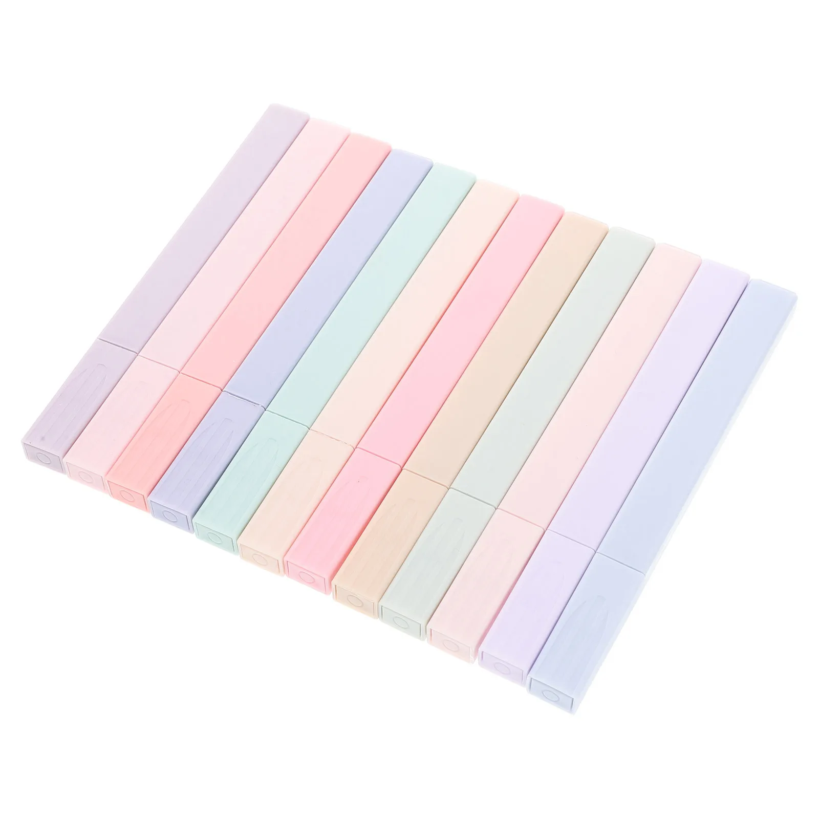 

12pcs Fluorescent Pens Highlighter Markers Chisel Tip Pastel Color Long Lasting Smooth Writing For School Office Study Notes
