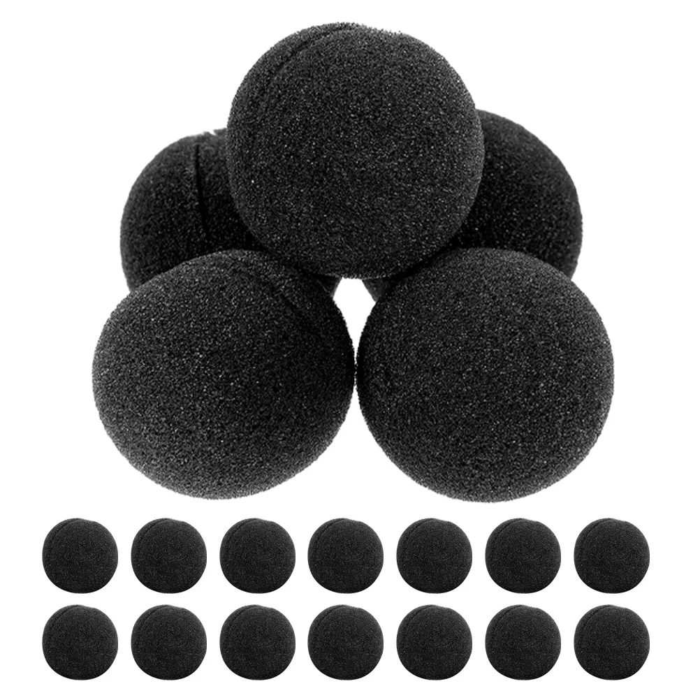 

30Pcs Sponge Clown Nose Soft Material Role Play Props Birthday Party Halloween Circus Costume Black Clown Nose