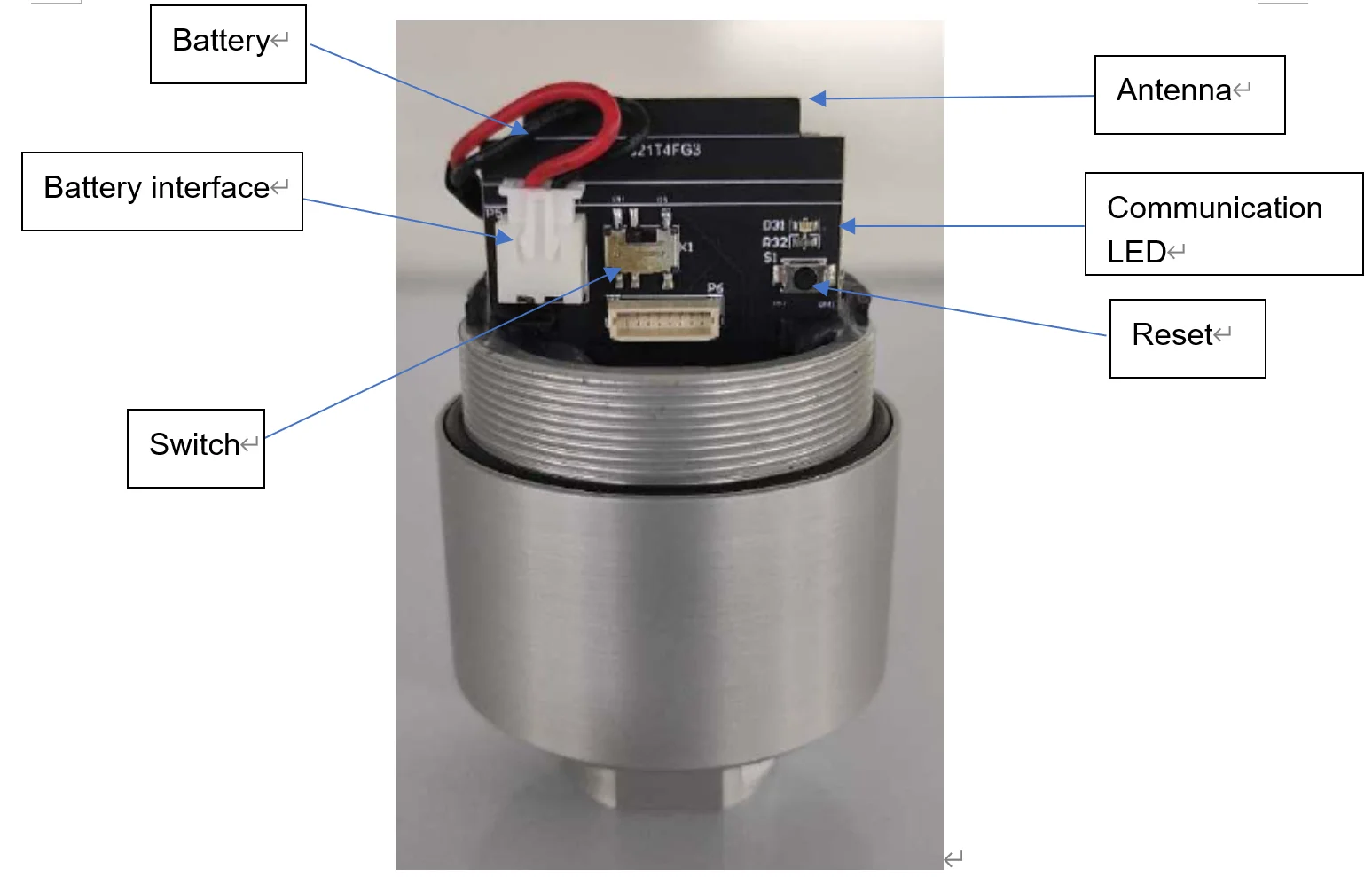 forOnline Monitoring 433 mhz smart iot Wireless vibration sensor for Water Pump Healthy Monitoring