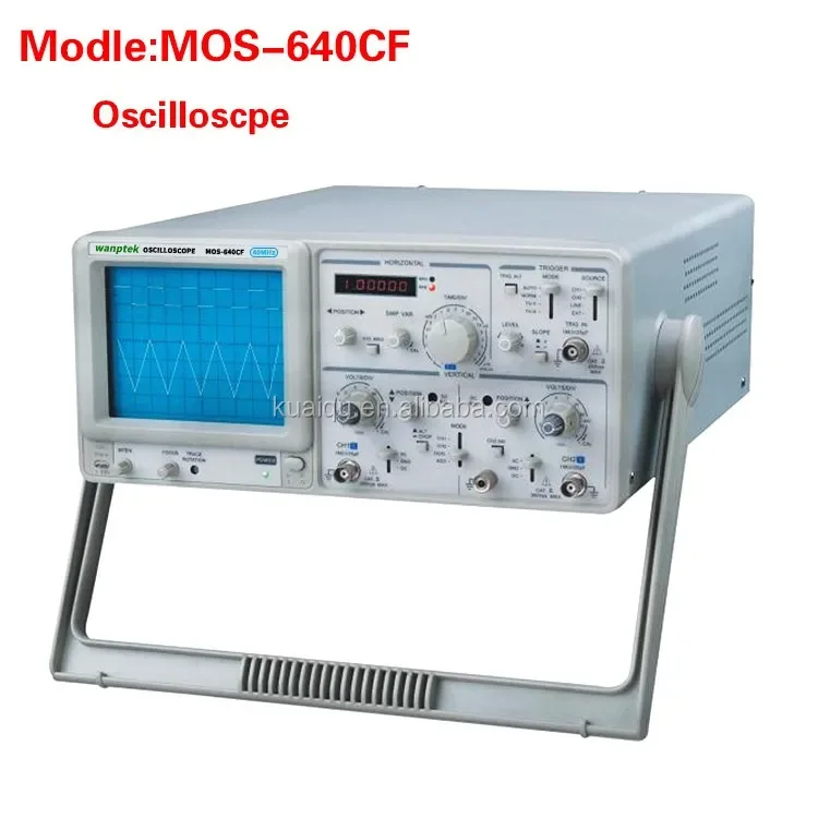 

MOS-640CF with frequency meter economic oscilloscope 40M, analog oscilloscope, dual trace oscilloscope