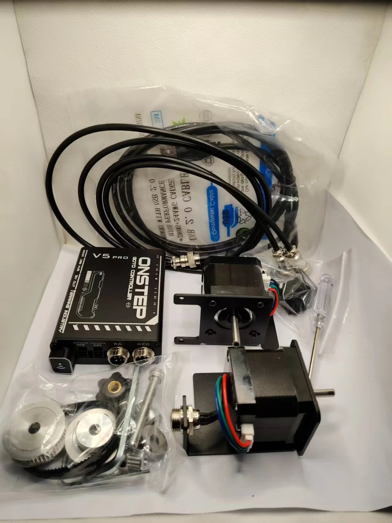 صناعة Terrans GOTO Onstep V5 Pro EXOS2/EQ5 Equator GOTO Kit Track/guide Star Photography