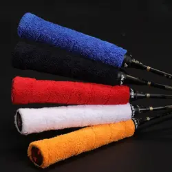 Cinta de toalla de raqueta de bádminton engrosada, nueva cinta absorbente de sudor de microfibra duradera, empuñaduras de toalla de tenis antideslizantes, 1PC