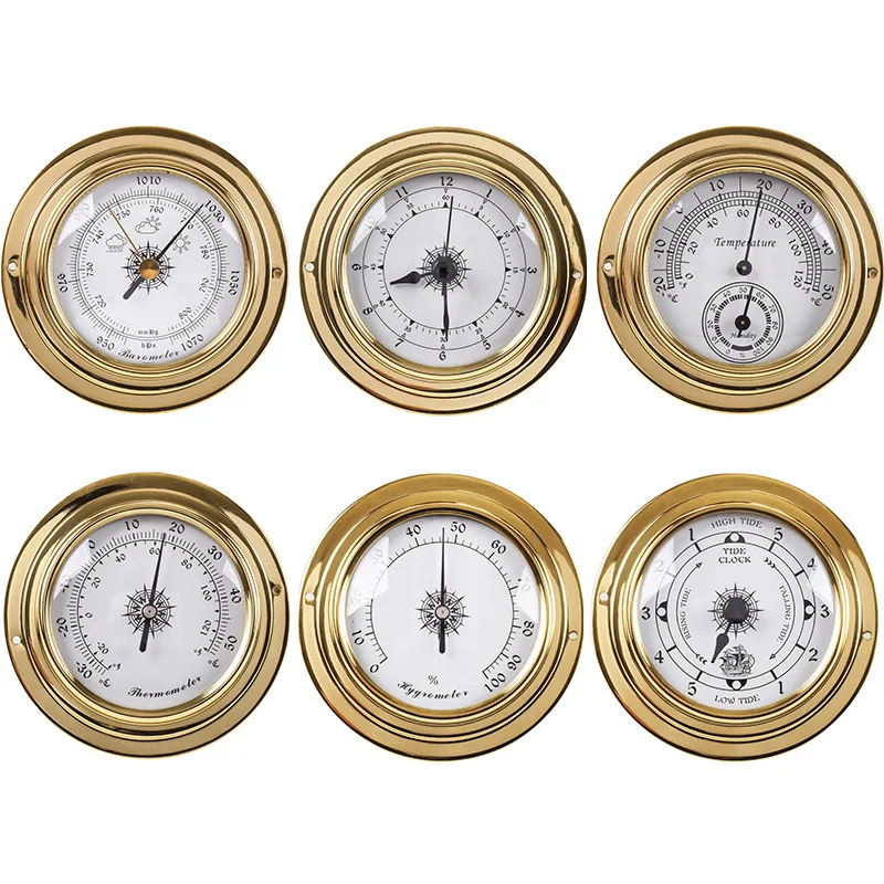Wall Mounted Weather Station, Temperature Humidity Measurement Barometer Thermometer Hygrometer for Tide Clock Home Cloc