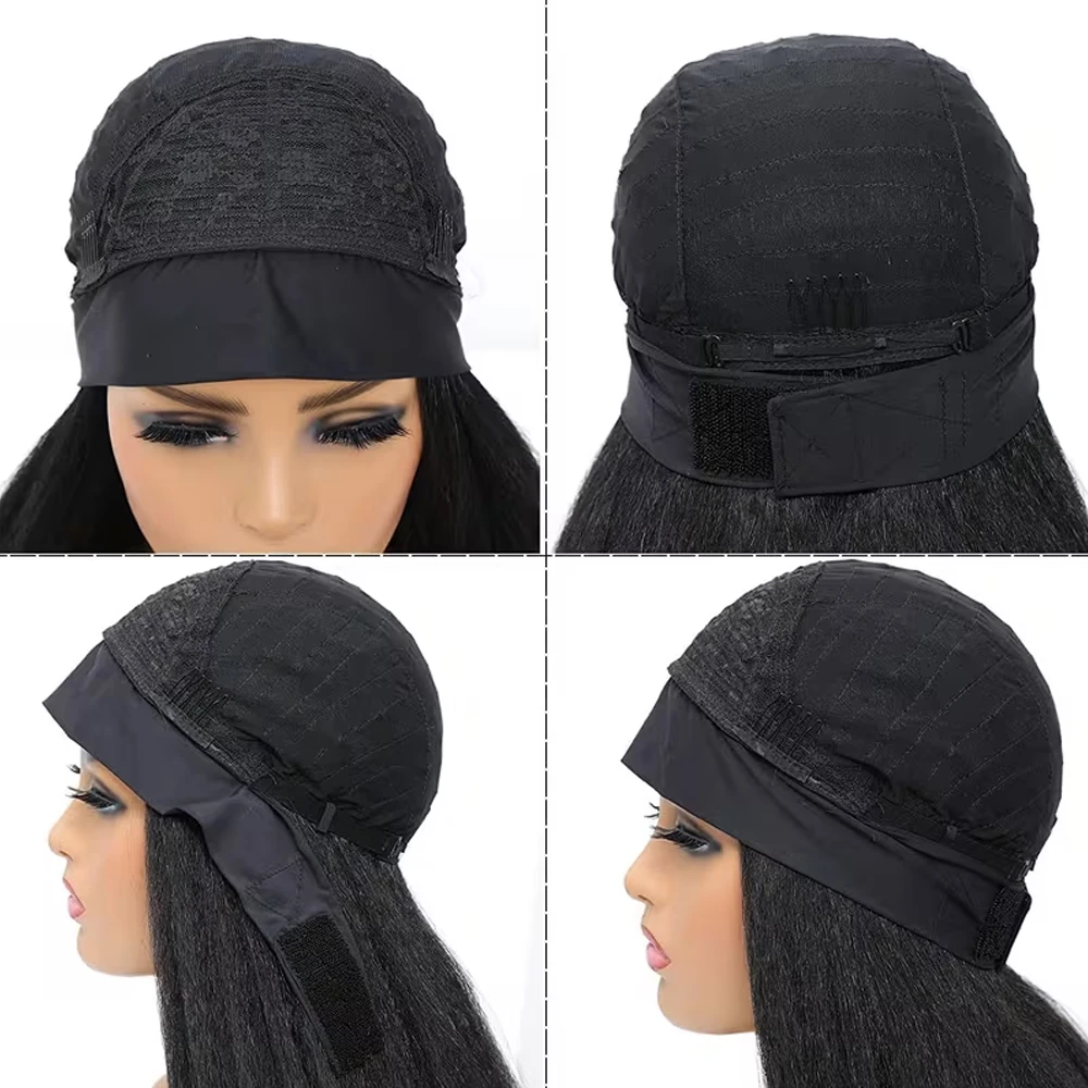 

Burmese Curly Headband Wig Human Hair 200 Density Brazilian Glueless Wig Wear And Go Headband Wig Natural Black Human Hair Wig Soft Full Thick Curly Hair For Women Easy Install Beginner Friendly