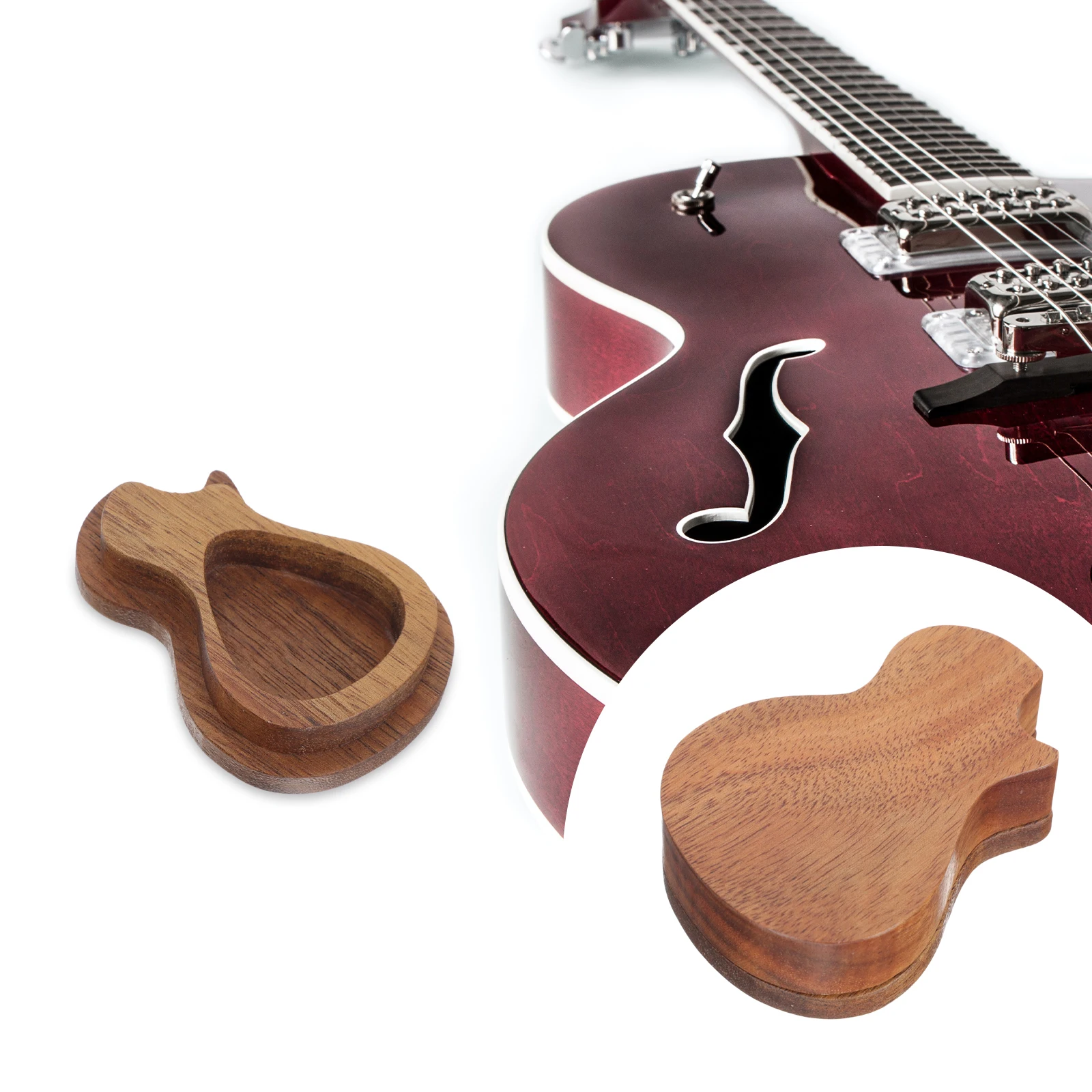 

Creative Wooden Guitar Plectrum Storage Organizer For Music Lovers Travel Party Gift Smooth Polished Easy