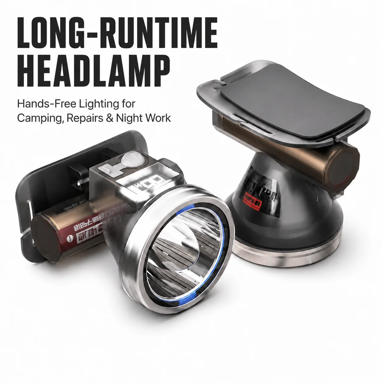 rechargeable-led-headlamp-8000mah-type-c-head-light-3-mode-ipx6-water-resistant-battery-display-for-camping-running-fishing