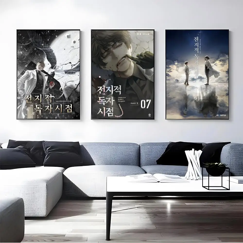 Manhwa Omniscient Reader's Viewpoint Poster Self-adhesive Art Waterproof Paper Sticker Coffee House Bar Room Wall Decor