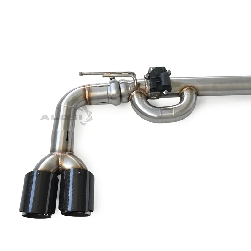 Stainless Catback System 530/530i G30 2.0T B48 2018-2024 Exhaust Pipe with Control and 4 Carbon Fiber Tips