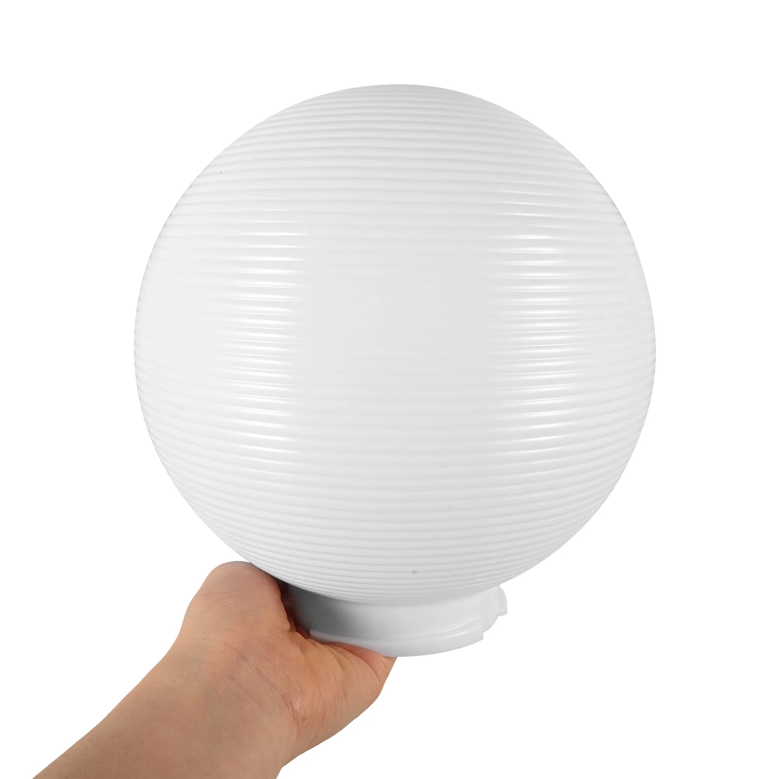 

Round Plastic Lampshade Replacement Cover for Garden Ceiling Wall Lamps Soft Light Shade Landscape