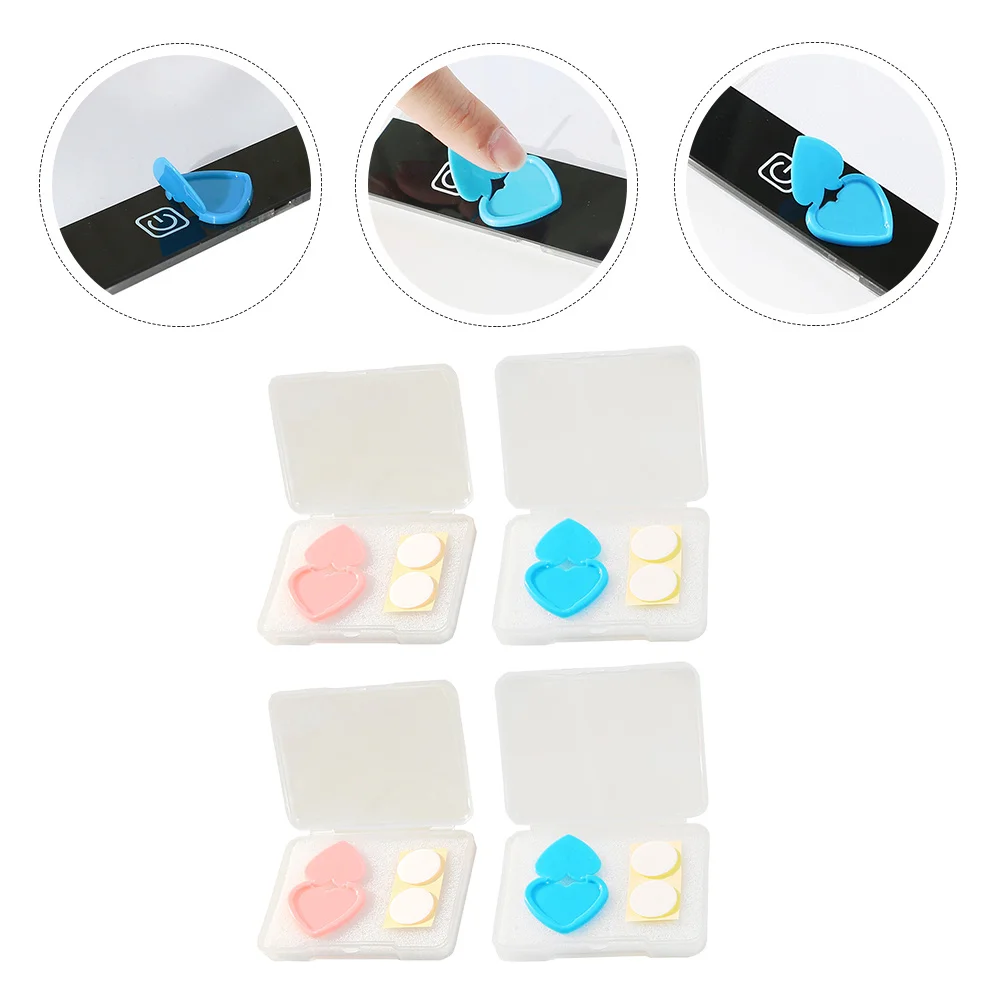 

4 pcs Light Pad Cover Diamond Art Painting Accessories Protective Shield For Copy Board Heart Shaped Plastic Diy Baffle