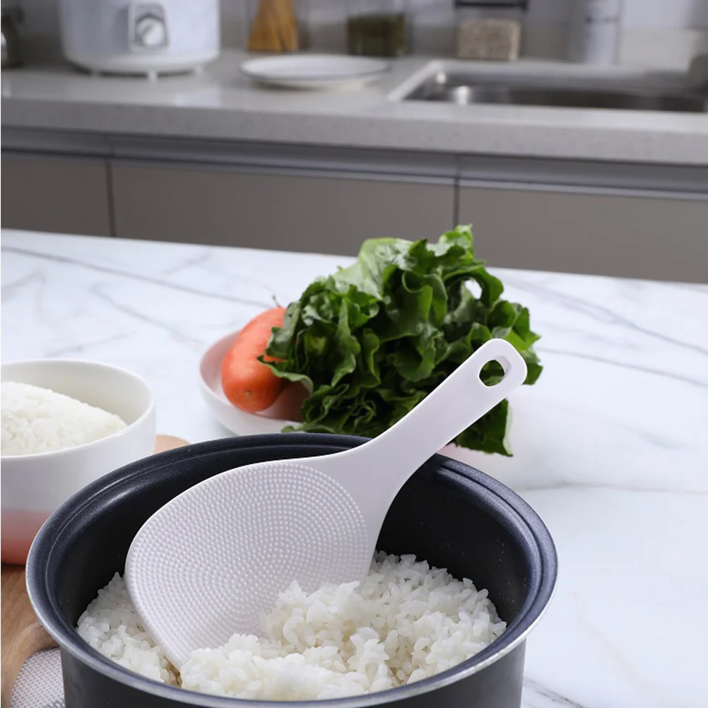 

4Pcs Non-Stick Rice Paddles Premium Material Comfortable Grip High Temp Resistant Multipurpose Kitchenware Long Lasting