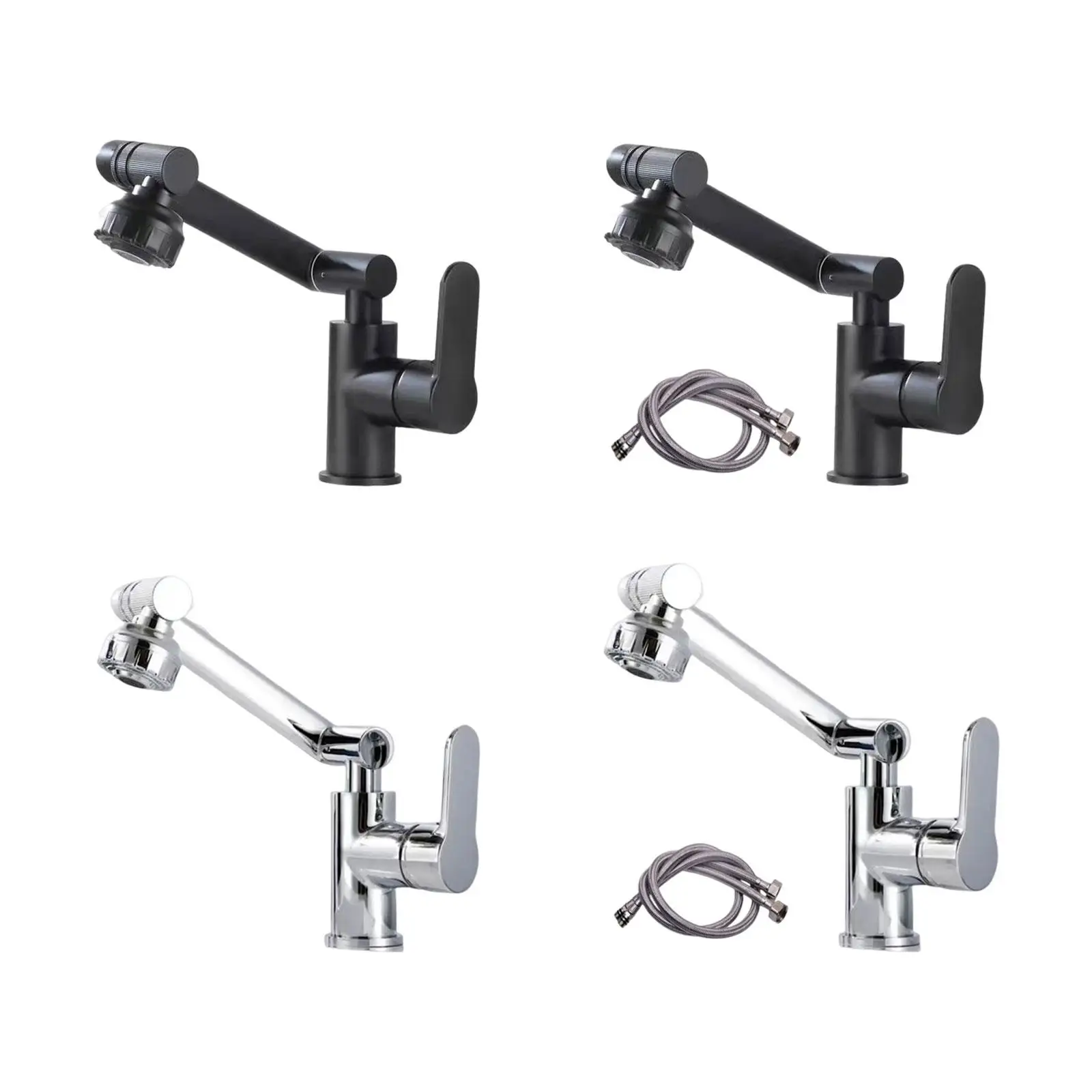 صنبور حمام بمقبض واحد قابل للتعديل للاستخدام المنزلي والمكتبي