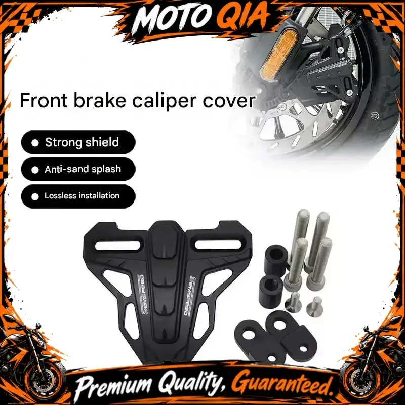 For BENDA Dark Flag 950/500 ChinchiIIa 500/350 Front Wheel Brake Caliper Guard Cover Anti Collision Styling Refit Accessories