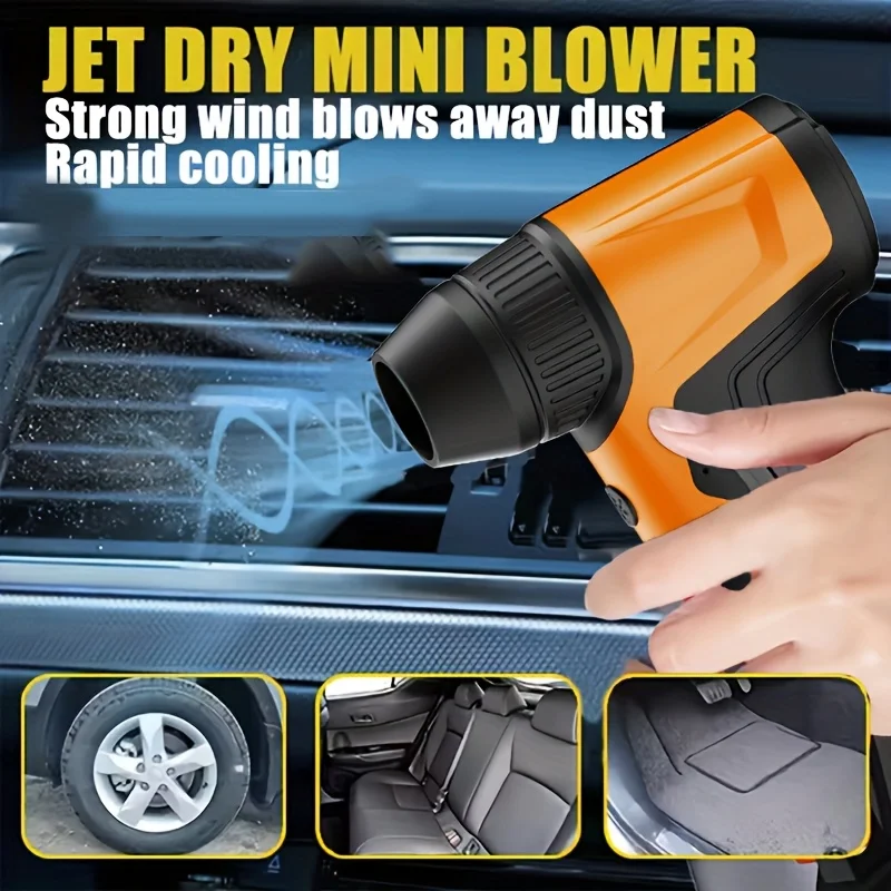 توربو مروحة طائرة 300000 دورة في الدقيقة توربو جت منفاخ فرش مكنسة كهربائية منفاخ للكمبيوتر/لوحة المفاتيح/المنزل/نظيف السيارة منفاخ الهواء #5