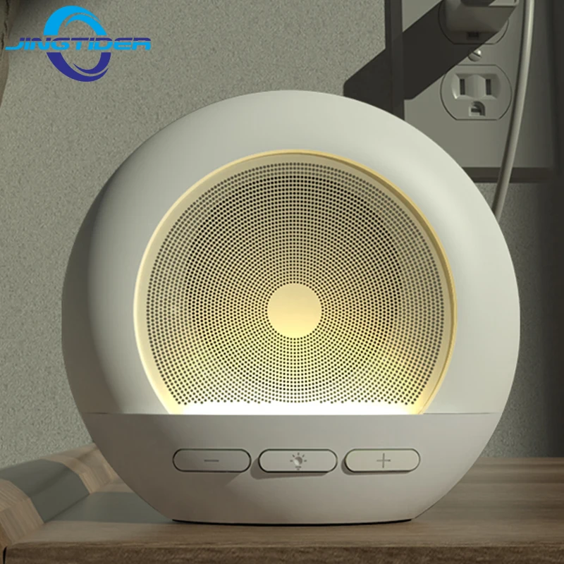 DW06 Mini Desktop Wireless Bluetooth Speaker Colorful RGB Ambient Lighting Night Light Speakers HIFI Surround Sound TWS AUX Mode