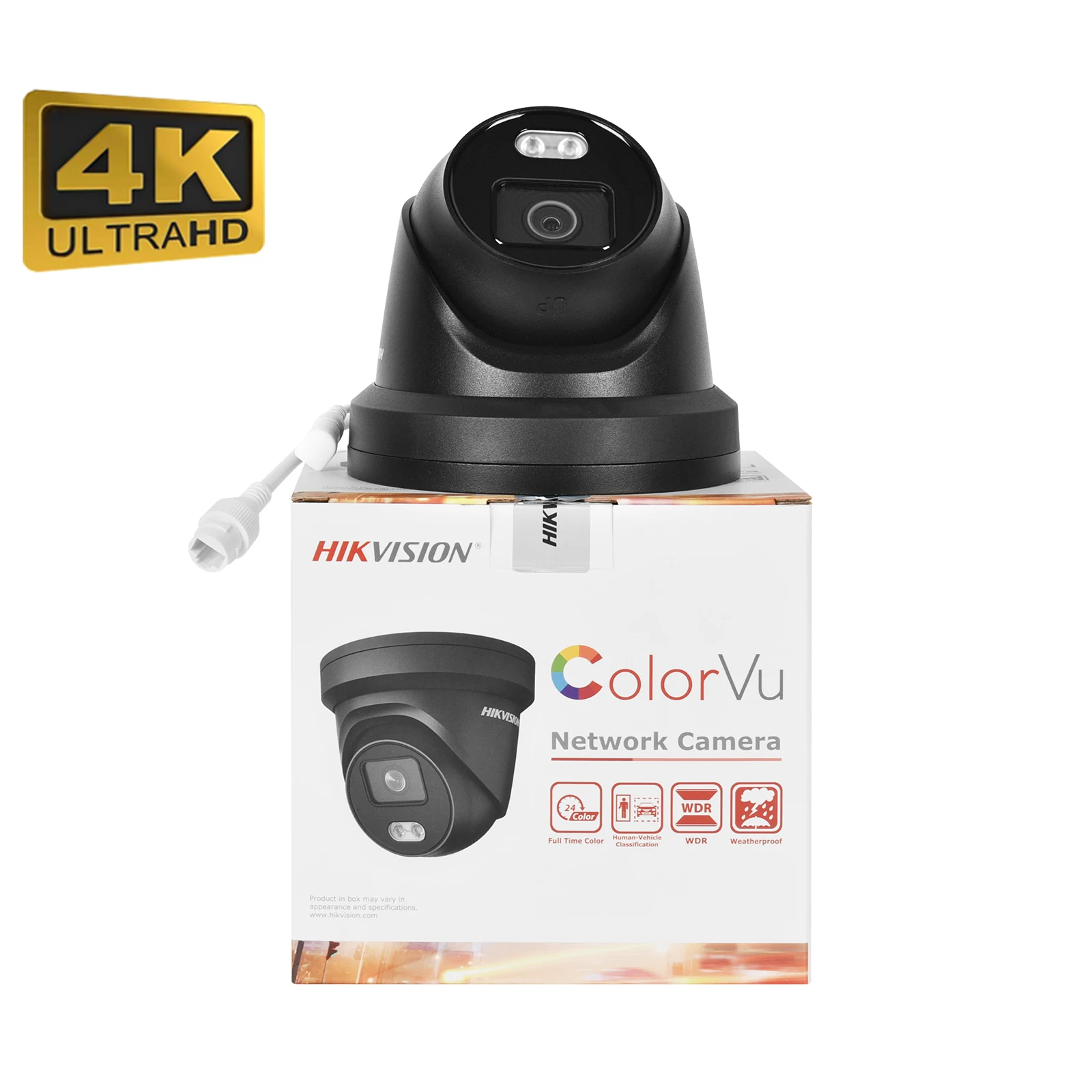 Hikvision 8MP IP-camera DS-2CD2387G2H-LIU 4K Smart Hybrid Light met ColorVu ingebouwde microfoon Dual-LightFixed Turret netwerkcamera