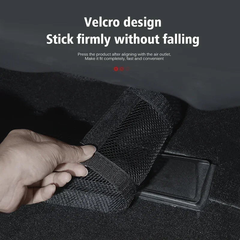 For Tesla Model 3 Y Air Vents Cover Under Seat Outlet Protector Anti-blocking Dust Mesh 2023 2022 2021 Interior Car Accessories