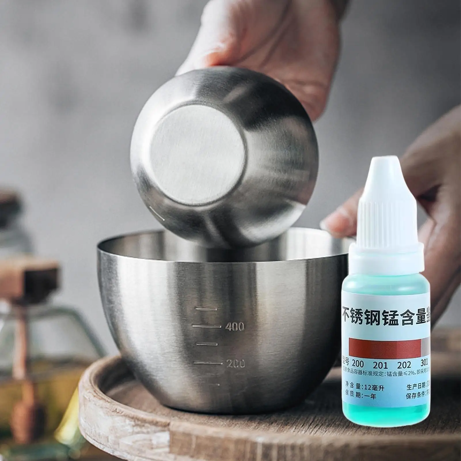12ml Manganese Detection Analysis Reagents For Identifying Manganese Drugs In 304 Stainless Steel Testing Solution