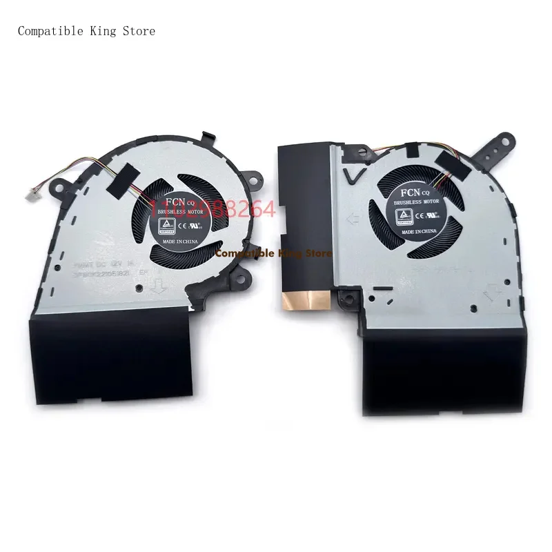 X Replacement New Laptop CPU+GPU Cooling Fan for ASUS ROG Strix G17 G712 G712LU G712LV G712LW G712LWS G532L G712L Series Fan