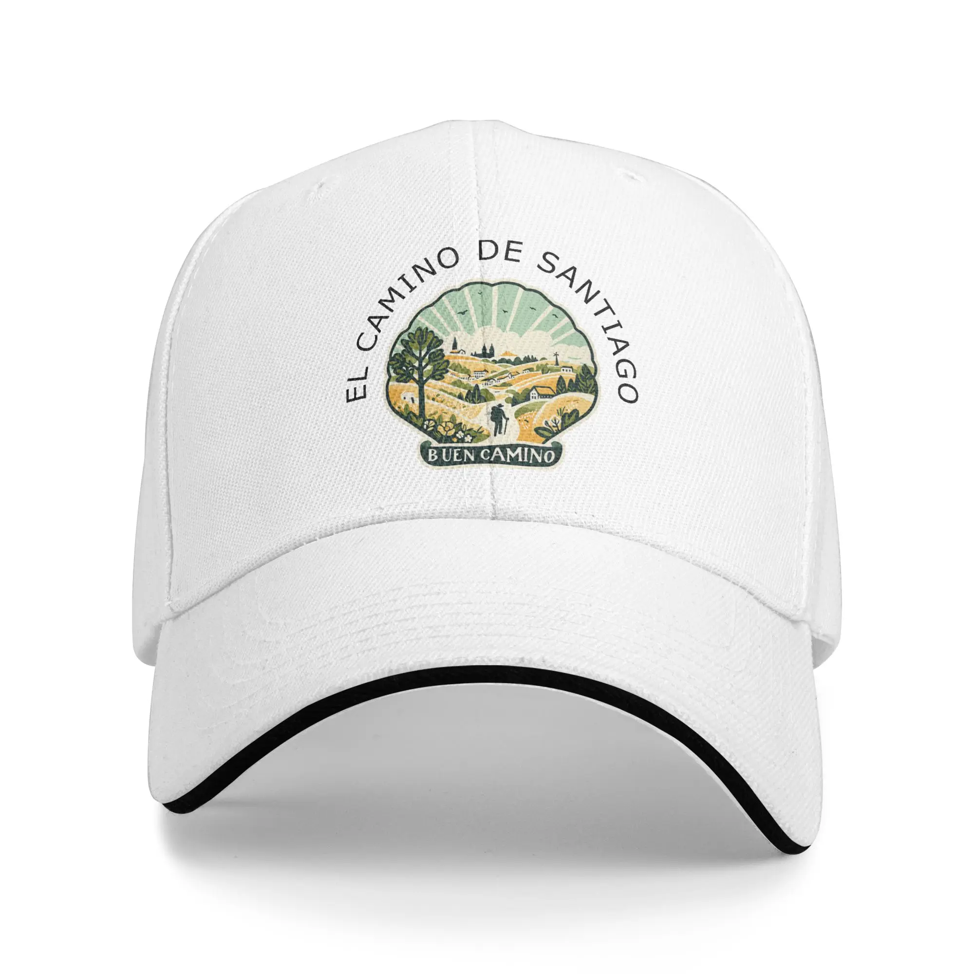 Camino de Santiago 2026  Baseball Cap Merch Retro  Sun Caps For Unisex Travel Headewear  Adjustable