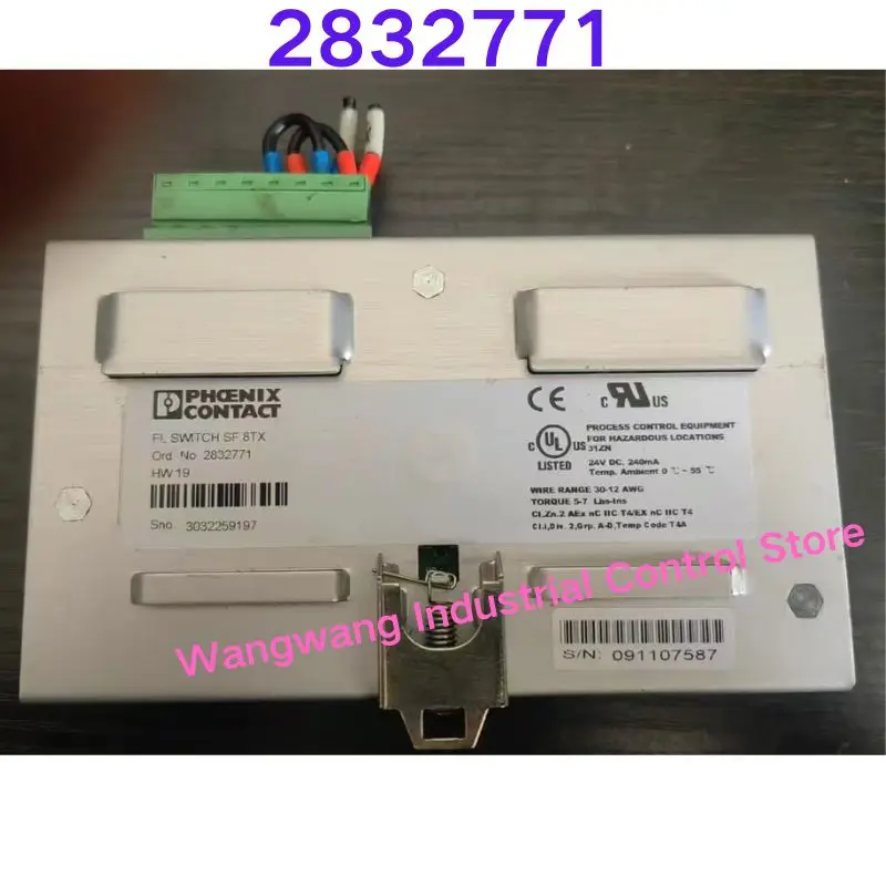 Second-hand test OK , Industrial Ethernet  Switch FL SWITCH SF 8TX Order Number 2832771