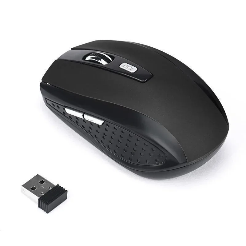 Portable 2.4GHz Wireless Mouse, Plug & Play Gaming Computer Mouse with USB Nano Receiver, Optical Mice for Laptop PC Desktop